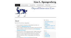 Desktop Screenshot of lisaspangenberg.com